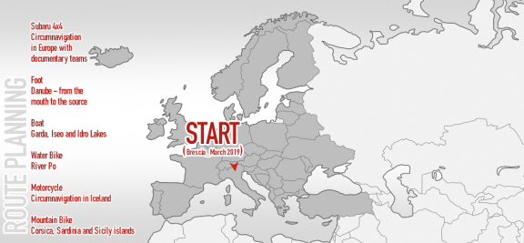 Itinerario viaggio in moto in Europa