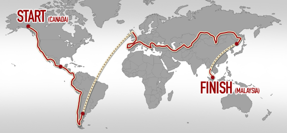 Itinerario viaggio in moto giro del mondo